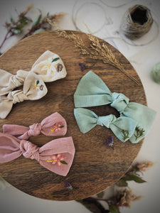 Mom & Mini Bows - Green